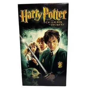 Harry Potter And The Chamber Of Secrets VHS Tape Warner Bros 2002 PG Rating